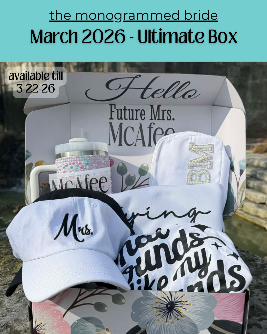 The Monogrammed Bride- ULTIMATE BOX
