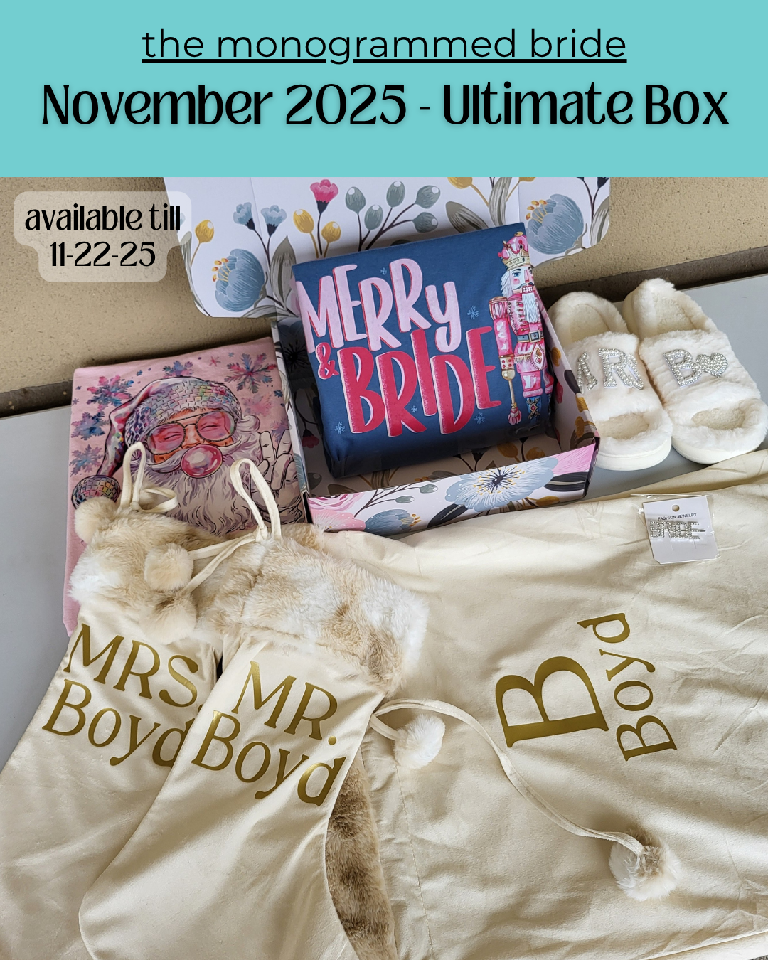 The Monogrammed Bride- ULTIMATE BOX
