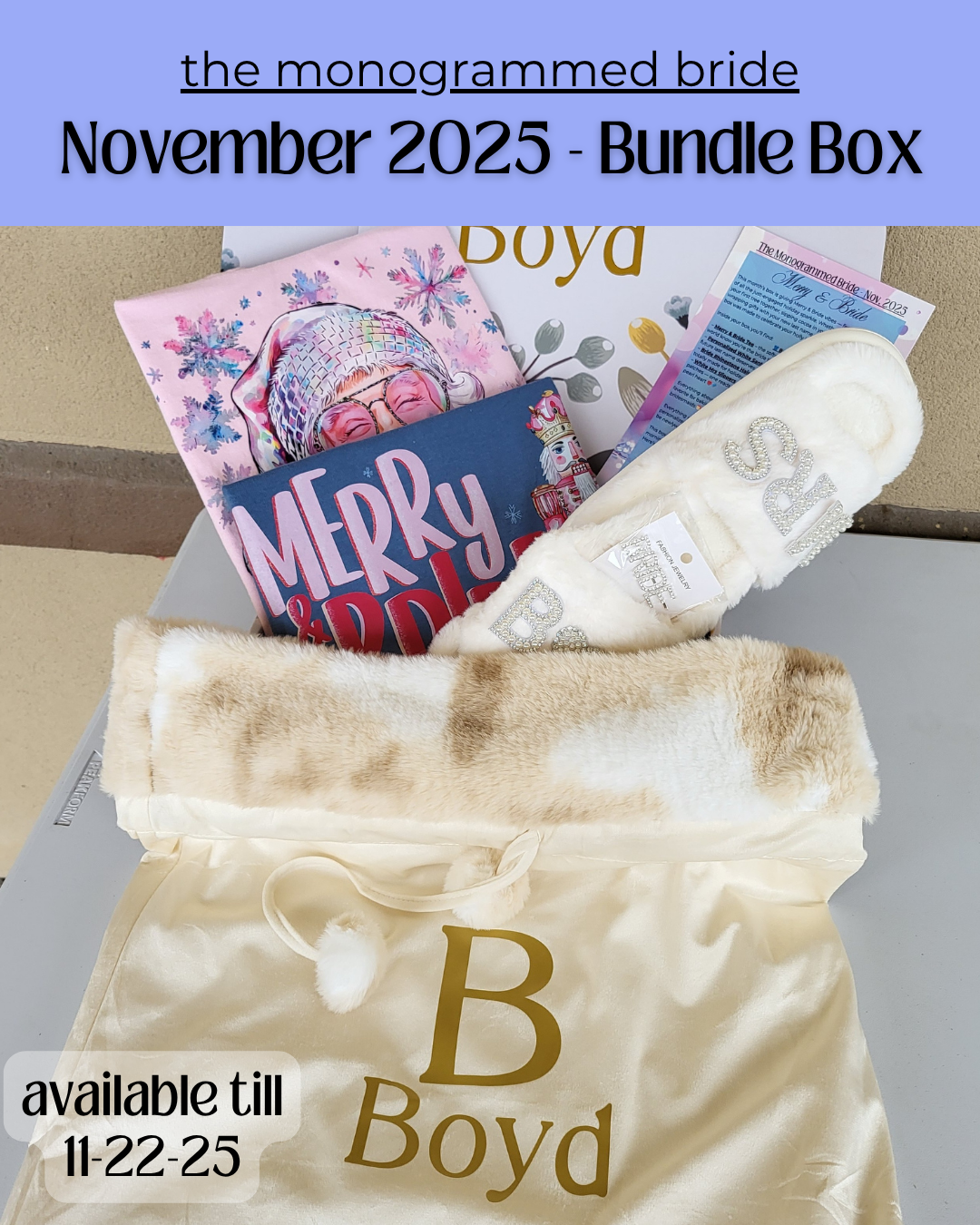The Monogrammed Bride- BUNDLE BOX