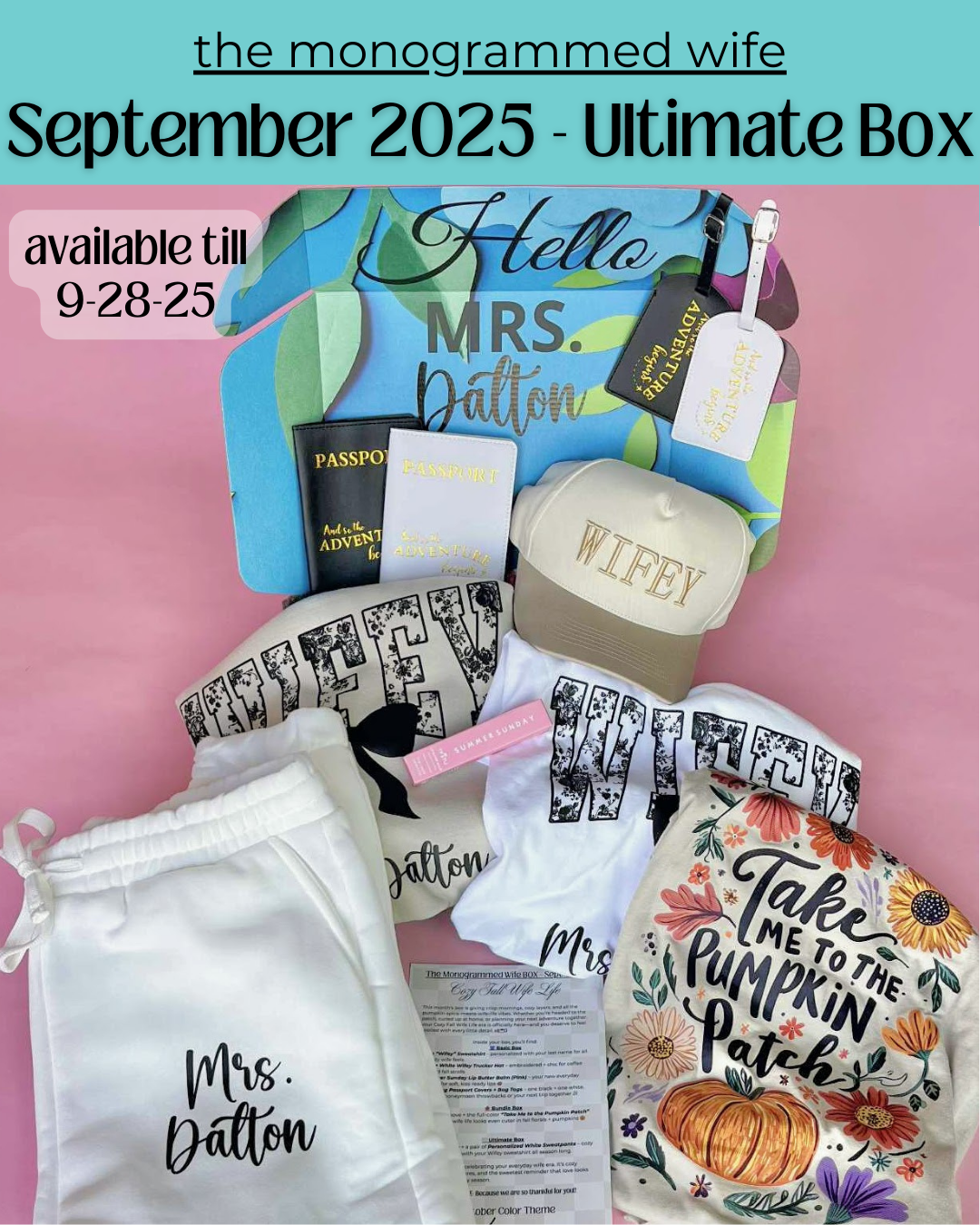 The Monogrammed Wife - ULTIMATE BOX