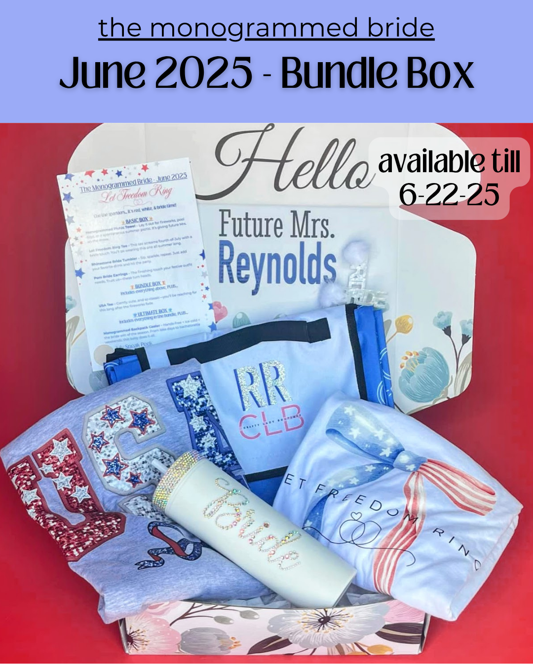 The Monogrammed Bride- BUNDLE BOX