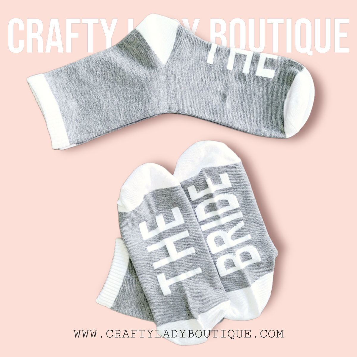 "The Bride" Socks Crafty Lady Boutique