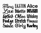 Set of 10 Custom Bridesmaid Tumblers