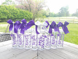 Personalized Tumbler with Straw and Bow, Wedding Party Gifts