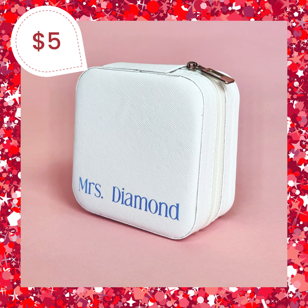 Personalized Travel Jewelry Case