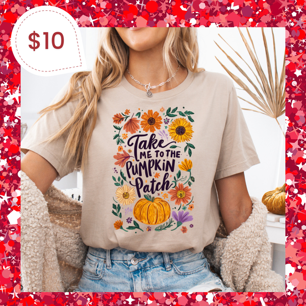Take Me to the Pumpkin Patch Tee – Fall Bride & Wifey Shirt