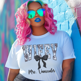 FREE Personalized Wifey Tee- For New Subscribers