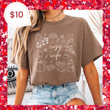 Cozy Bride & Cozy Wife Fall Graphic T-Shirt