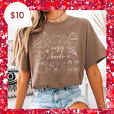 Cozy Bride & Cozy Wife Fall Graphic T-Shirt