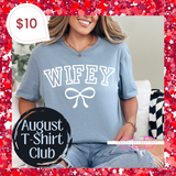 Wifey Blue Graphic Tee