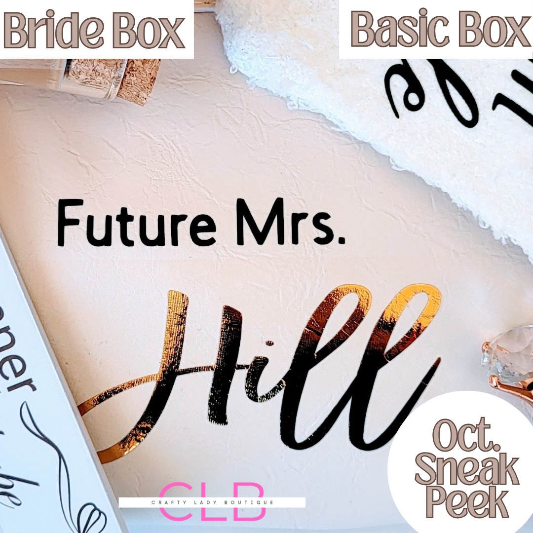 The Monogrammed Bride- BASIC BOX