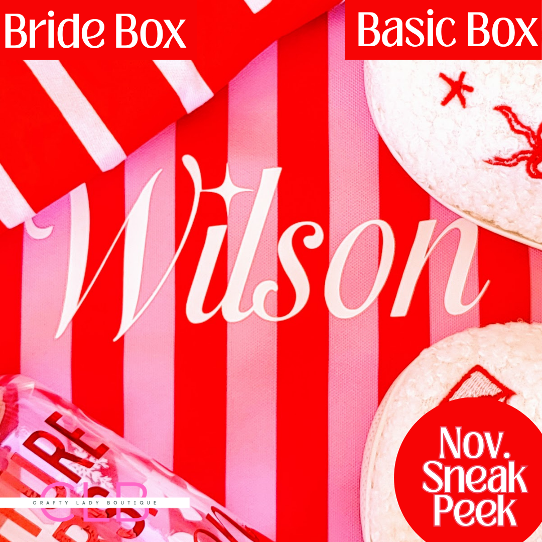 The Monogrammed Bride- BASIC BOX