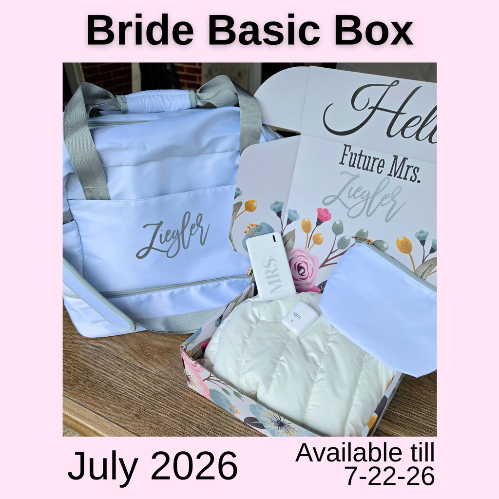 The Monogrammed Bride- BASIC BOX
