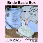 The Monogrammed Bride- BASIC BOX