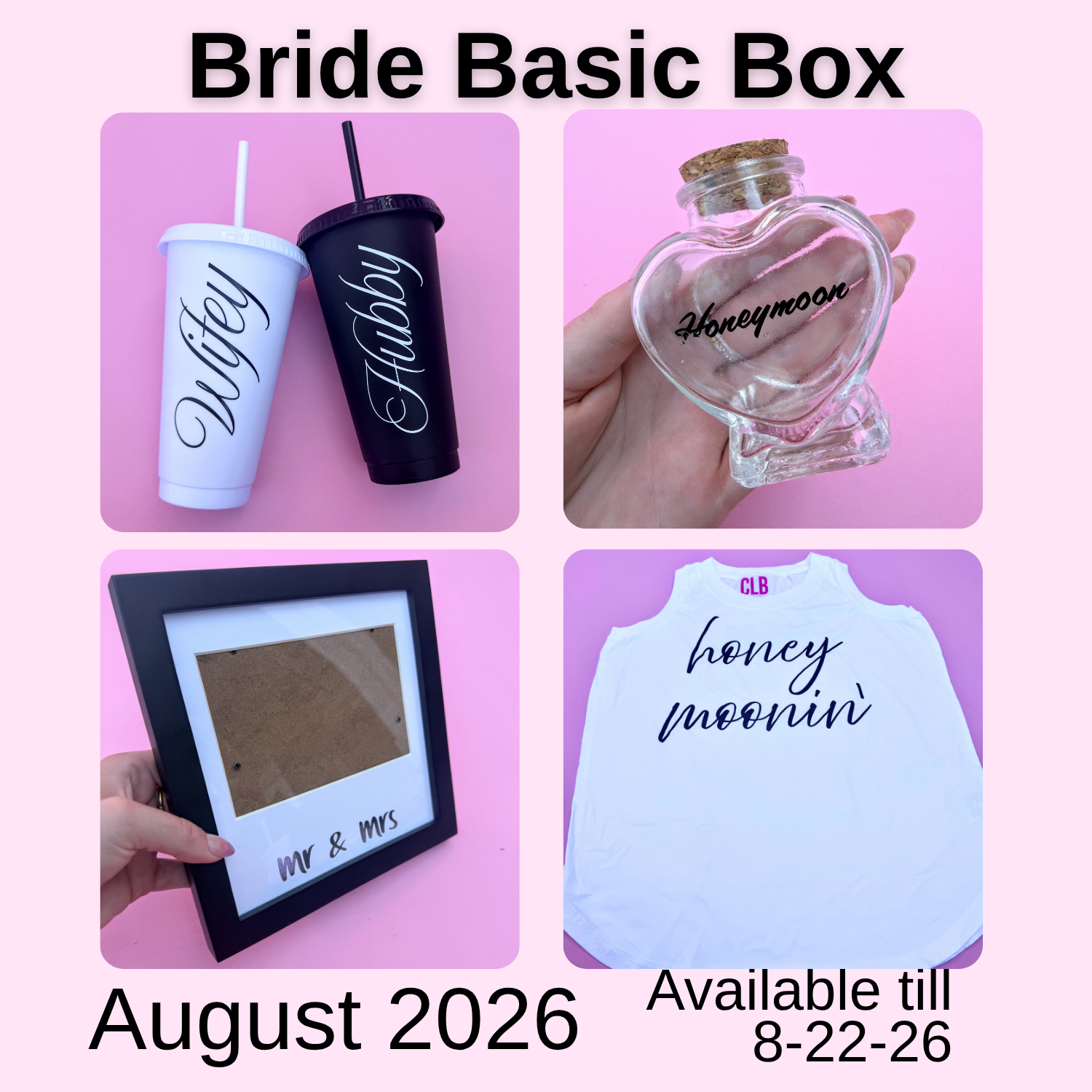 The Monogrammed Bride- BASIC BOX