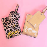 Personalized Passport Holder and Bag Tag