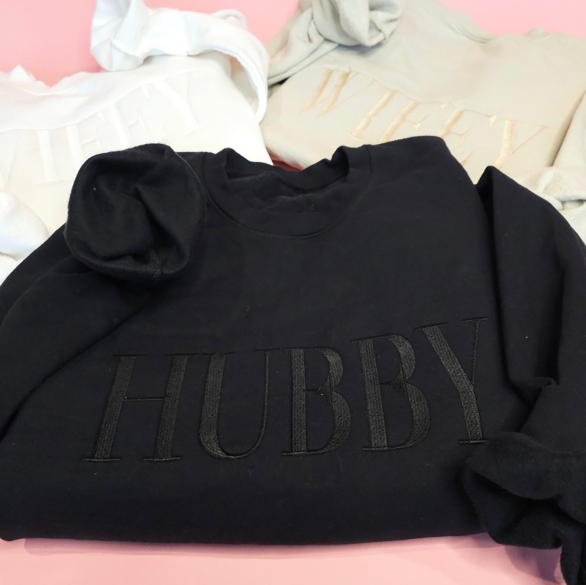 HUBBY Embroidered Sweatshirt- 3 colors