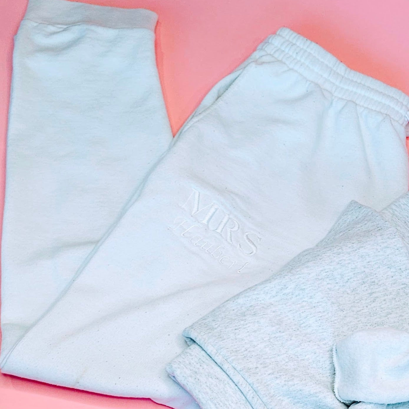 Mrs. Embroidered Joggers