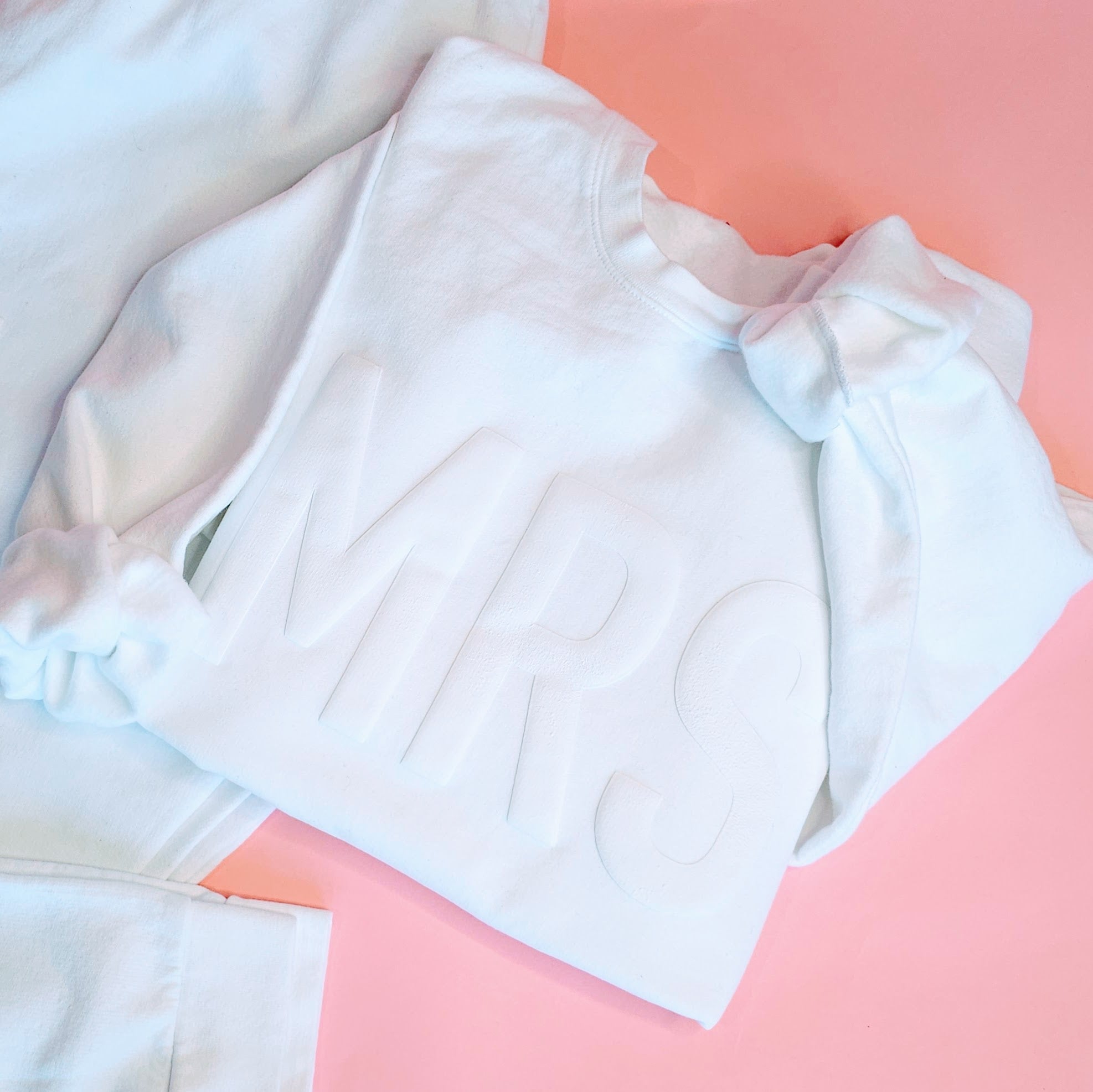 Embossed Mrs. Sweatshirt