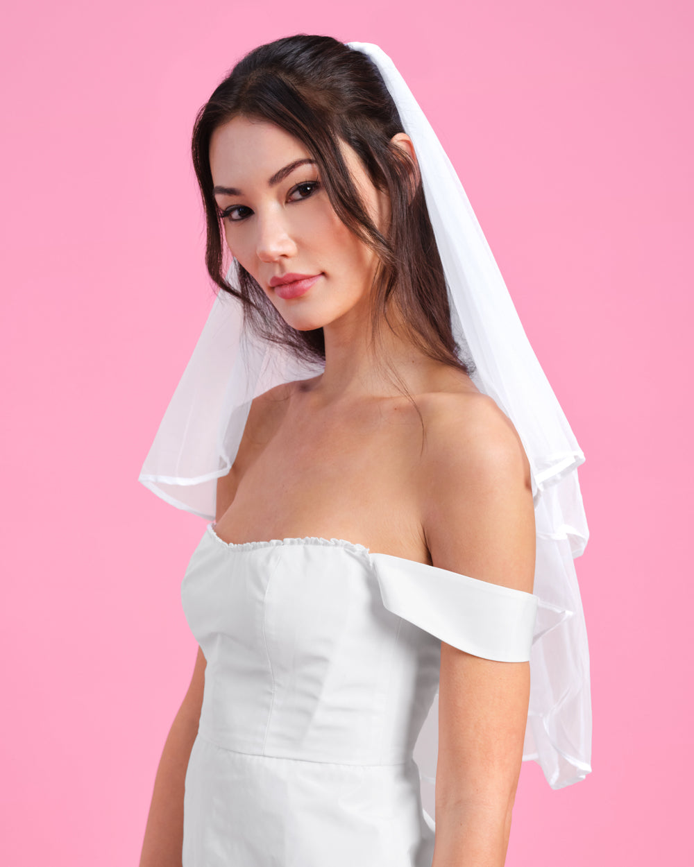 Classic Bride Veil - double layered bridal veil