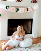 Camp Bride Banner - two piece banner