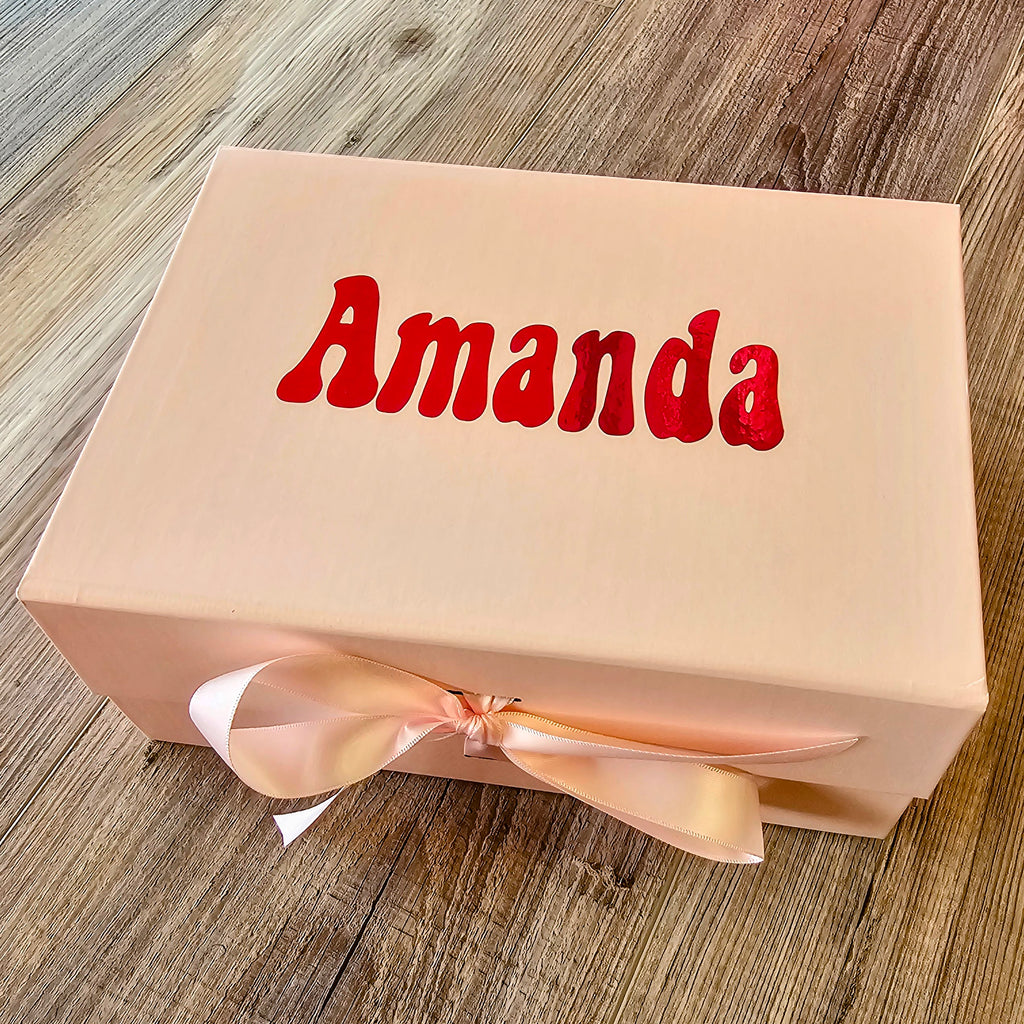 Personalized Magnetic Lid Box