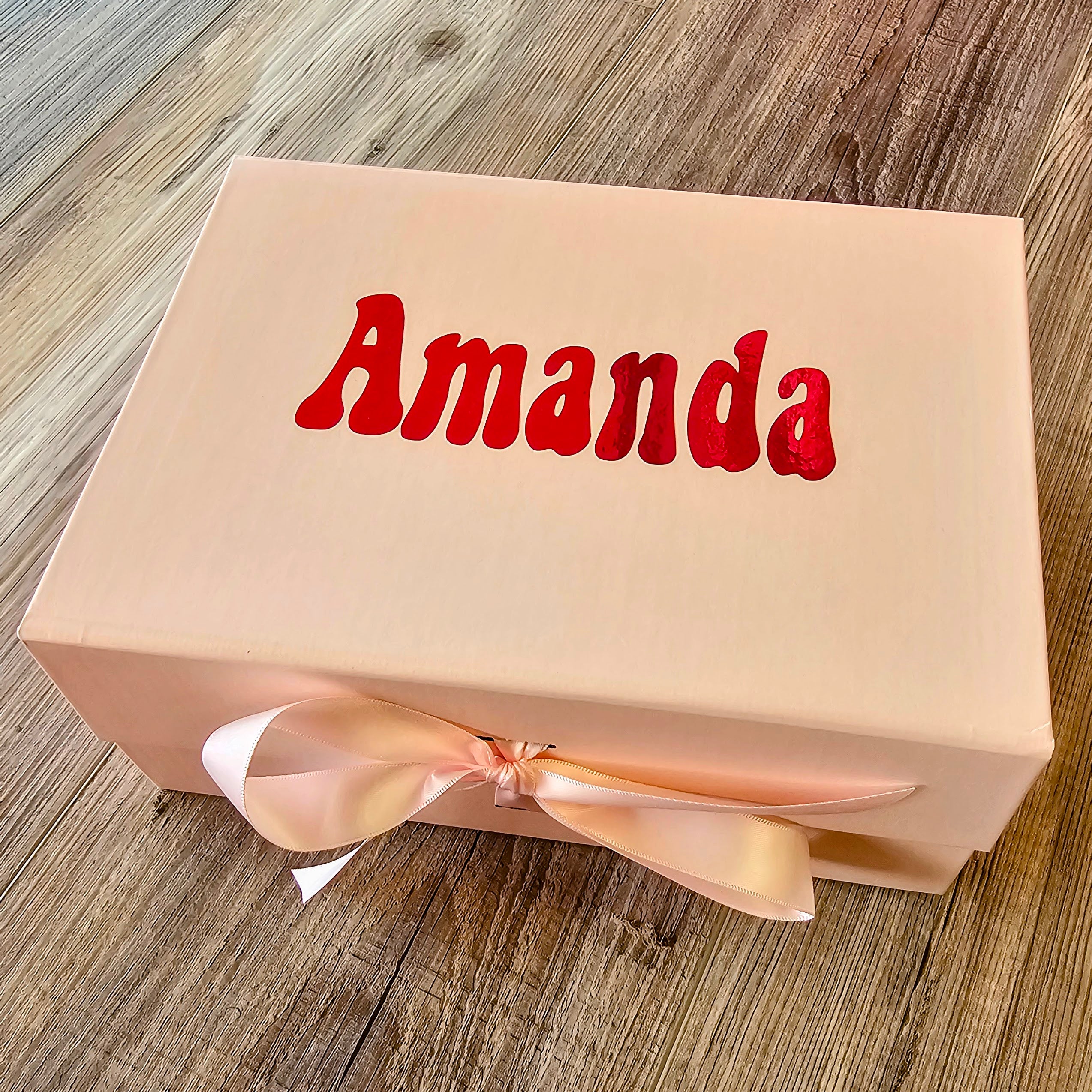 Personalized Magnetic Lid Box