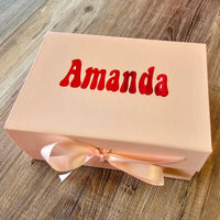 Personalized Magnetic Catch Gift Box