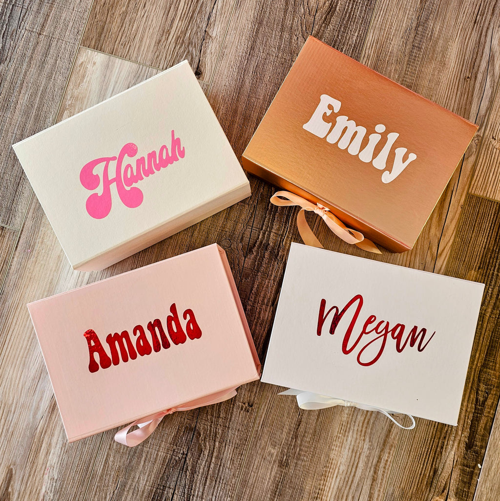 Personalized Magnetic Lid Box