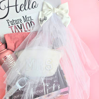 Bride Hair Bow Veil