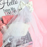 Bride Hair Bow Veil