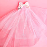Bride Hair Bow Veil