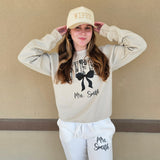 Personalized Wifey Sweatshirt with Bow