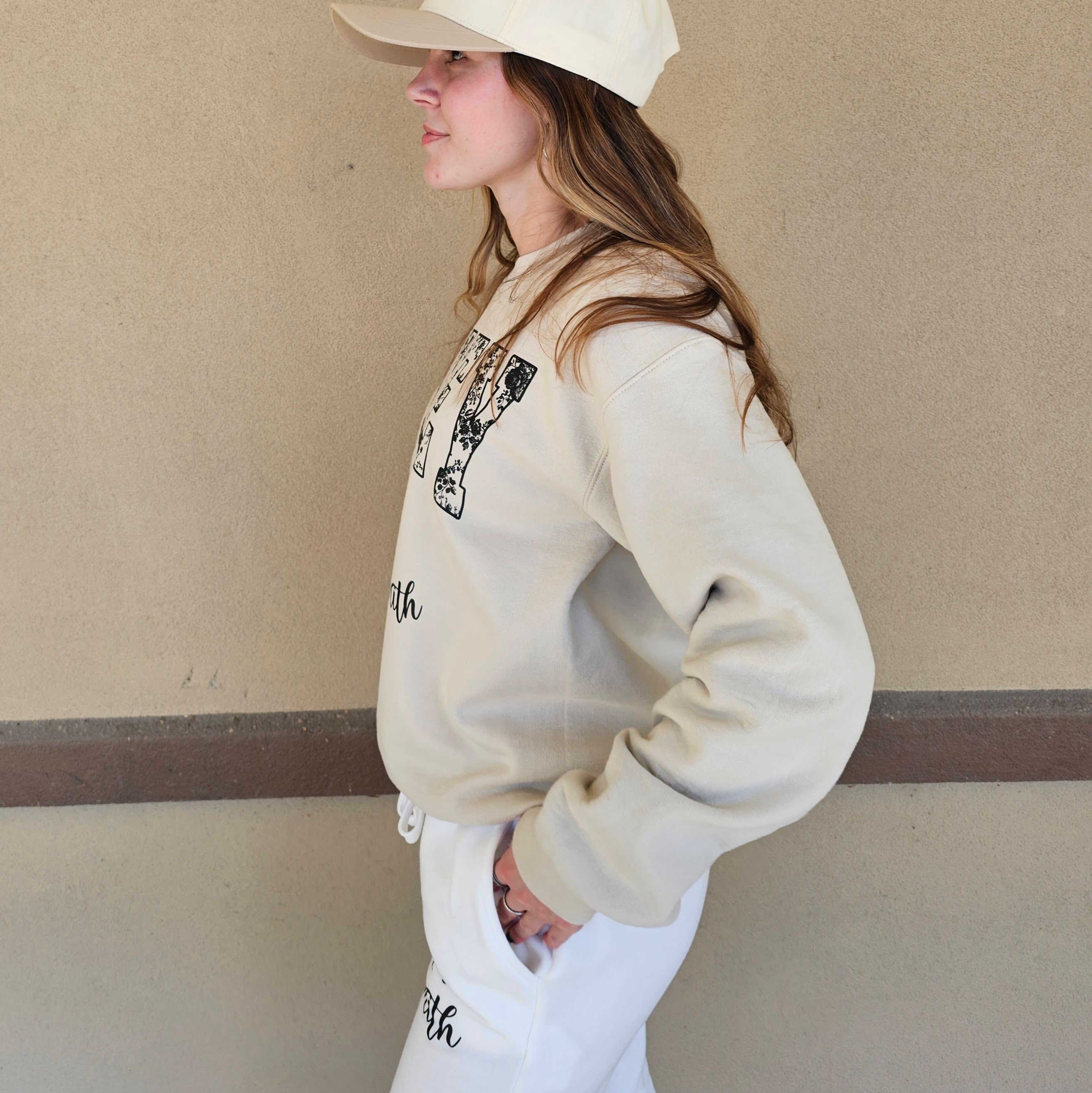 Personalized Wifey Sweatshirt with Bow