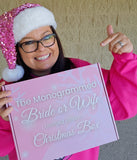 PRE-ORDER - Limited Edition - Christmas Monogrammed Bride or Wife Box