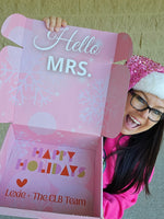 PRE-ORDER - Limited Edition - Christmas Monogrammed Bride or Wife Box