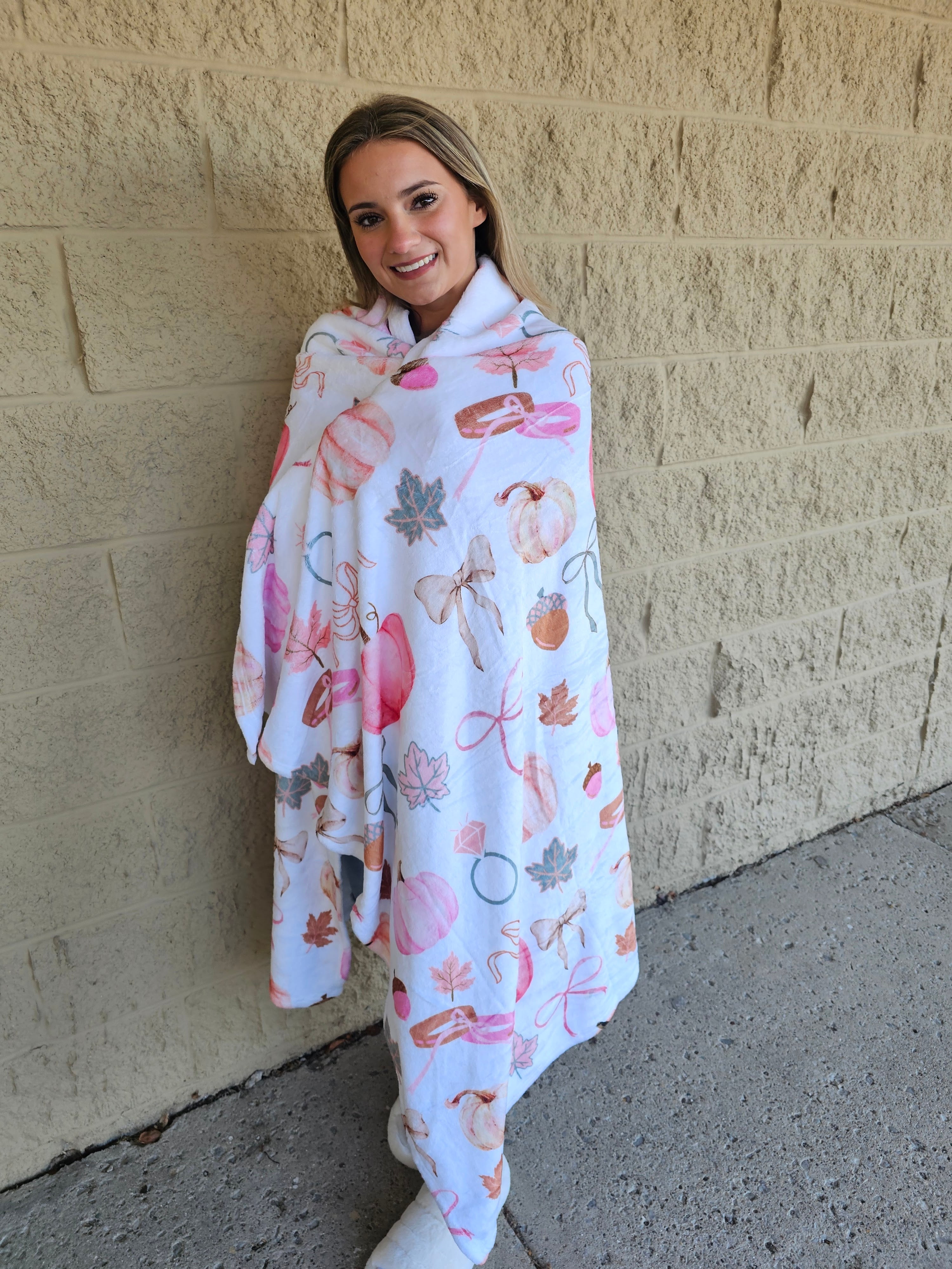 Cozy Fall Bride & Wife Blanket