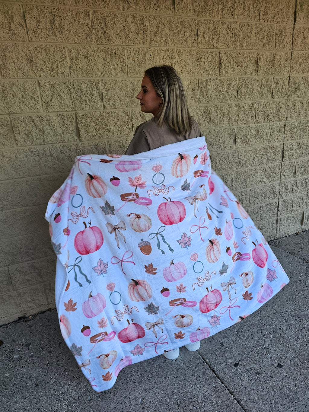 Cozy Fall Bride & Wife Blanket