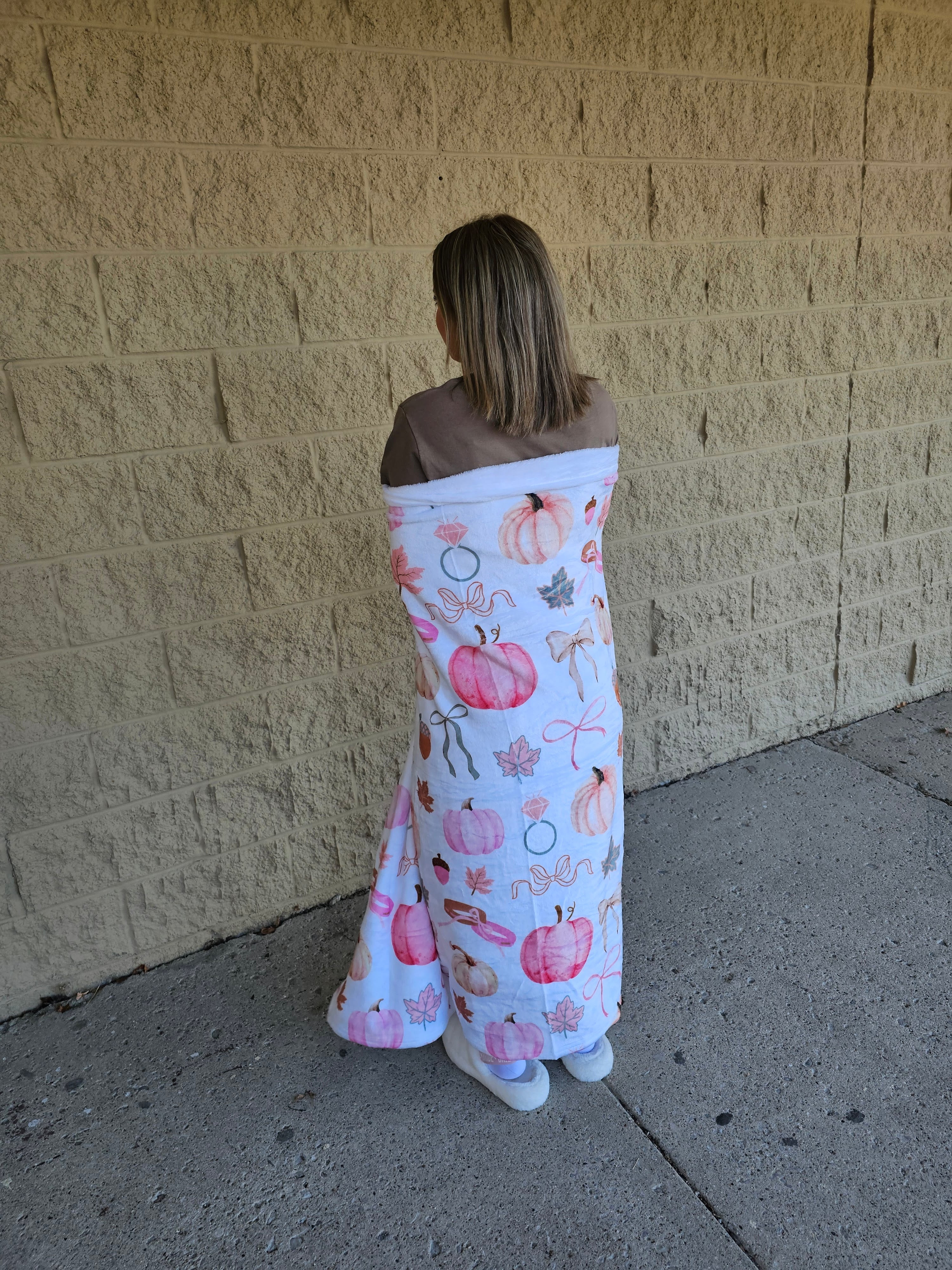 Cozy Fall Bride & Wife Blanket