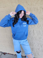 Personalized Dusty Blue Bride/Wife Hoodie