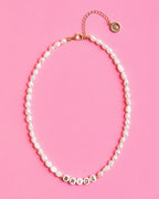 Pearlfect Necklace - beaded bride necklace