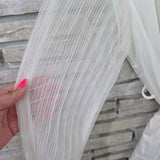 Personalized Tulle Sleeve Bridal Robe