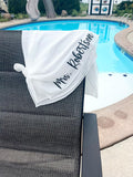 Personalized White Sarong