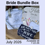 The Monogrammed Bride- BUNDLE BOX