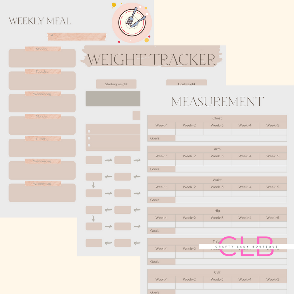 Ultimate Wedding Weight Loss Journal - 17 Pages of Wellness & Fitness Tracking