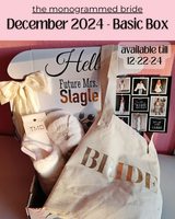 The Monogrammed Bride- BASIC BOX