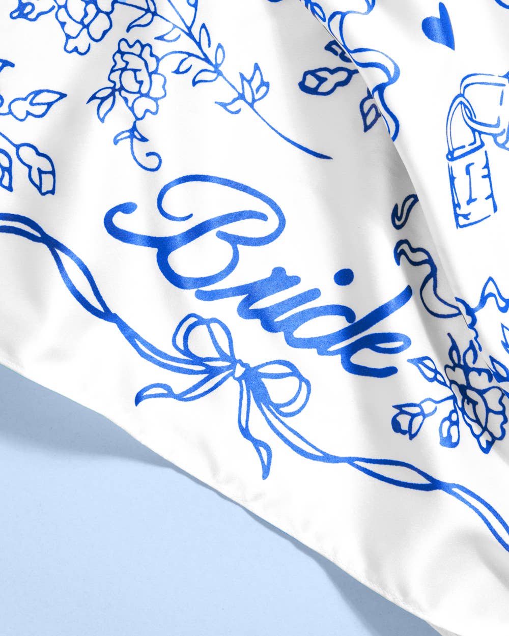 xo, Fetti - Bride Head Scarf - white silk, bandana, gift, bachelorette