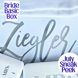 The Monogrammed Bride- BASIC BOX