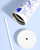 xo, Fetti - Something Blue Tumbler - 24 oz bride cup, drink, bachelor