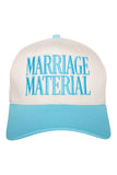 Katydid - Marriage Material Two-Toned Trucker Hats For Women: Pink and Tan